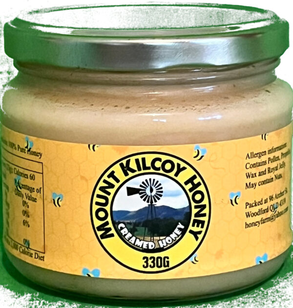 Honey - Plain Creamed - Glass Jar - 330g